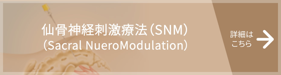 仙骨神経刺激療法（SNM）